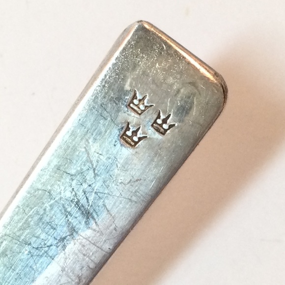 Silver Cream Dipper/Ladle - Three Crowns - Ingrid - Picture 5 of 6